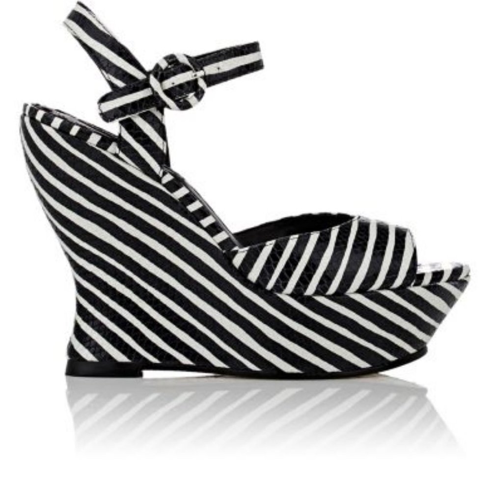 Alice+Olivia 'Jana' snakeskin sandals